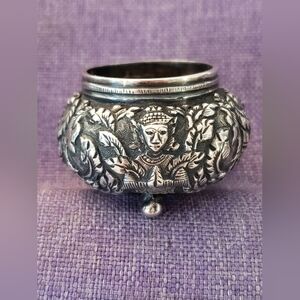 Incense Receptacle, Silver, Vintage, Used